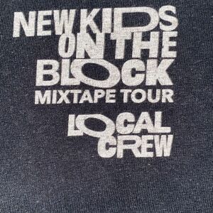 New Kids On The Block Local Crew Black Unisex Tee GUC XL